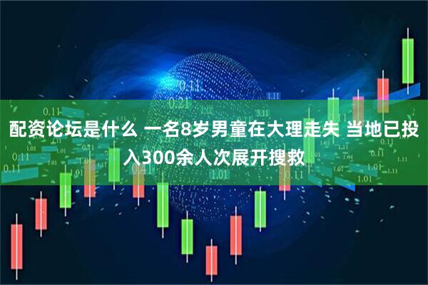 配资论坛是什么 一名8岁男童在大理走失 当地已投入300余人次展开搜救