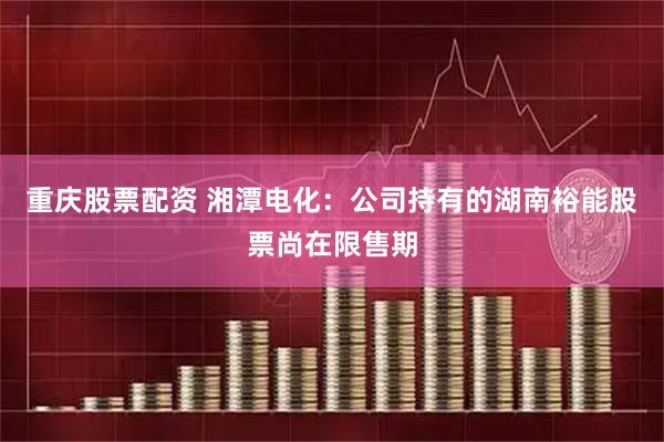 重庆股票配资 湘潭电化：公司持有的湖南裕能股票尚在限售期